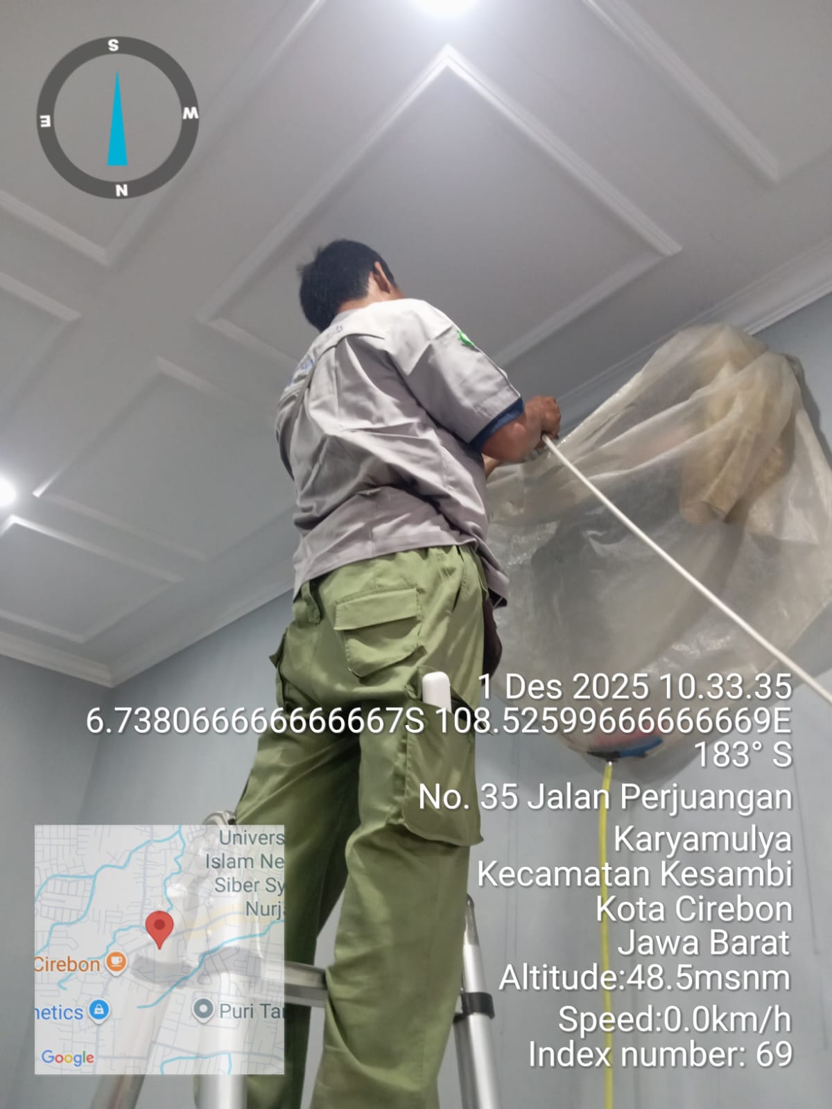Pengerjaan Cuci AC Cirebon